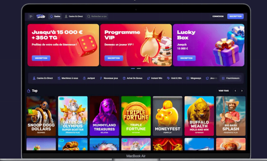 spinAura application mobile SpinAura application mobile, interface casino sur smartphone